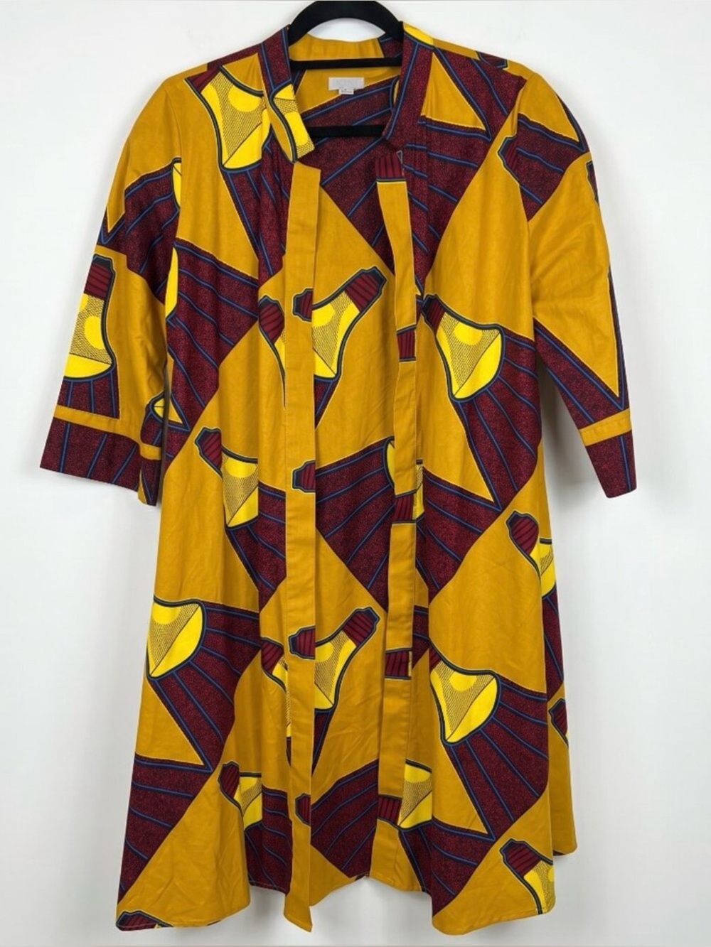Zuri Kenya Bright Idea Dress Size Medium fits like Modern XS - Buttons Removed